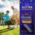 Glitter Bandages for Kids - 100 Count Box of Adhesive Strips with Colorful Glitter Design for First Aid