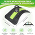 Back Stretcher for Lower Back Pain Relief, Spinal Decompression Massager for Scoliosis, Postural Corrector (Black)