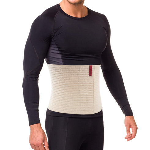 ORTONYX 10.25" Abdominal Binder for Men and Women, Beige S/M Post-operative Support Belt