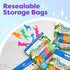 Kids Flossers 2 Pack (100 Total), Cute Animal Shapes, Floss Picks for Kids, Prevent Tooth Decay & Gum Disease, Bubble