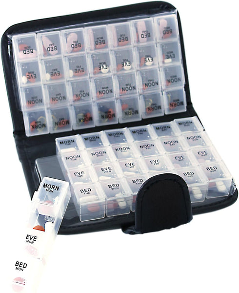 Style Asia Smart Essentials 14 Day Pill & Vitamin Organizer 2 Weeks AM/PM 4