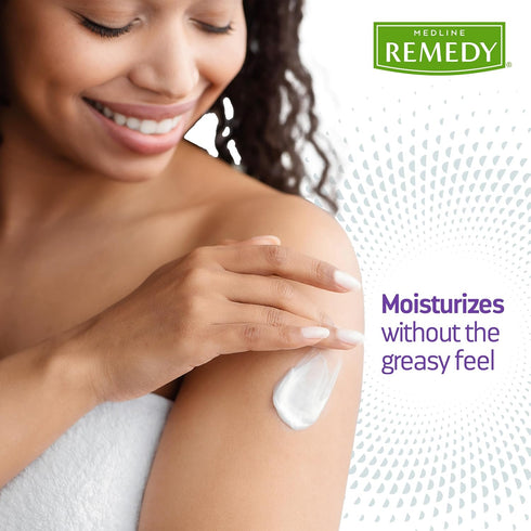 Medline Remedy Clinical Skin Cream Moisturizer, Fragrance-Free, 8 fl oz, Nourishing for Dry Skin