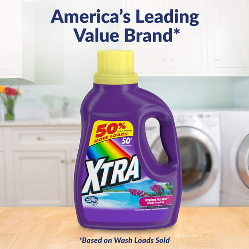 Xtra 75oz Liquid Laundry Detergent, Tropical Passion