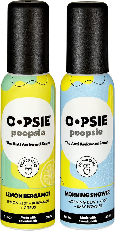 Pre GO Toilet Spray - Discreet & Portable Original Pre-Poo Spray, Assorted Scents, 2oz Gift Set, 2 Pack