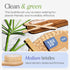 Bamboo Toothbrushes Medium Bristles, 10 Pack, BPA Free, Eco-Friendly, Compostable & Biodegradable for Adults