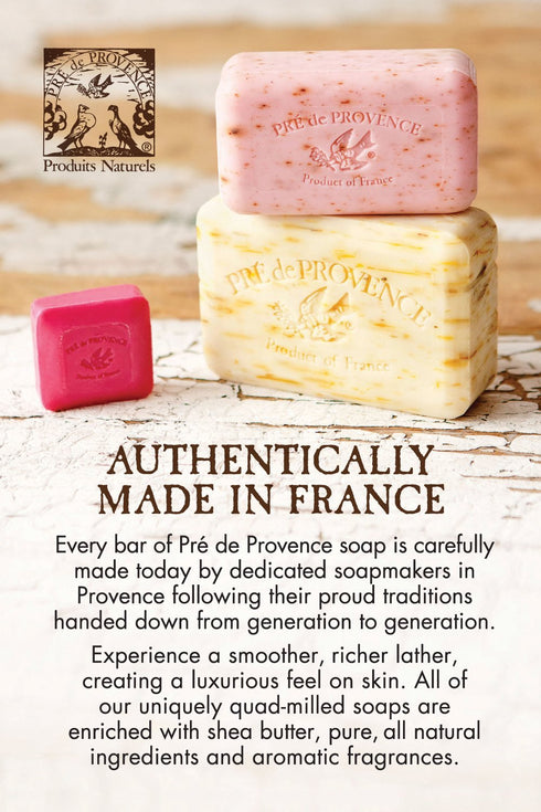 Pre de Provence Artisanal Soap Bar, Juicy Pomegranate, 8.8 Ounce, Organic Shea Butter
