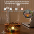 Paxeer Humidifier,300ml 4 3 Flame Fire Essential Oil Diffuser Aromatherapy Diffuser with Remote Control, Auto Shut-Off