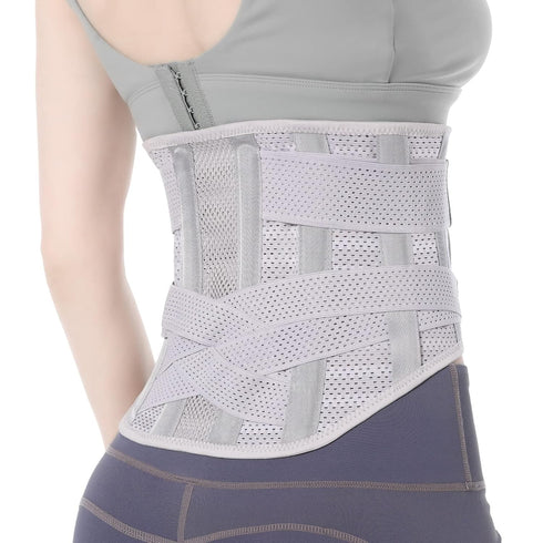 Breathable Back Brace for Lower Back Pain, Support Belt for Women, Comfort and Posture Improvement