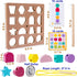 PHIELEY 3-in-1 Activities for Dementia Patients, Memory Cognitive Games for Seniors, Shape Matching Alzheimers Products