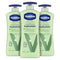 Vaseline Intensive Care Body Lotion Pack of 3 20.3 oz - Ultra-Hydrating for Dry Skin