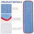 Microfiber Mop Pads for Rubbermaid Commercial 18 Inch & 17 Inch Mop - 12 Pack Reusable Wet & Dry Replacement
