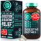 Digestive Enzymes with Probiotics and Prebiotics - Vegan Supplement for Gut Health & Digestion Support - 180 Caps