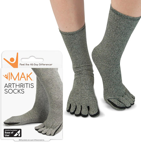 IMAK Compression Arthritis Socks, Comfortable Compression Support Socks for Men & Women, Medium