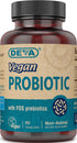 DEVA Vegan Probiotic with FOS Prebiotics, 90 Capsules, 2 Billion CFU, Non-Dairy, Gluten Free, Naturally Shelf Stable