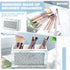 Tanlade 2 Pcs Mirrored Makeup Brush Holder, Crushed Diamond Crystals Organizer for Vanity and Desk