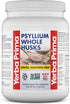 Yerba Prima Psyllium Whole Husks Fiber Supplement - Vegan, Non-GMO, Gluten Free for Colon Cleanse (20oz)