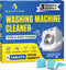 Bastion Washing Machine Cleaner, Deodorizer & Descaler, 6-Pack Active Deep Cleaning Tablets for HE Washers
