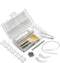 SQV Eyeglass and Sunglass Repair Kit - Complete Glasses Family Kit with Mini Screws, Tweezers, Screwdriver, Nose Pads