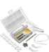 SQV Eyeglass and Sunglass Repair Kit - Complete Glasses Family Kit with Mini Screws, Tweezers, Screwdriver, Nose Pads
