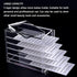Lash Organizers and Storage, Small 5-Layer Transparent Lash Trays for Lash Extensions, Eyelash Storage Box