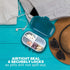 Daily Pill Organizer - (Pack of 2) Small AM PM Pill Organizer, Cute 4 Compartment Case Box