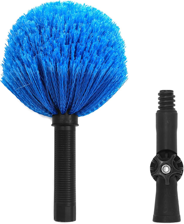 Twist-On Cobweb Duster Head, Soft Bristles Spider Web Duster Brush for Indoor & Outdoor Cleaning