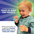 Brilliant Oral Care Baby Toothbrush, Soft Bristles, Round Head, Blue, Ages 0-2 Years, 1 Pack