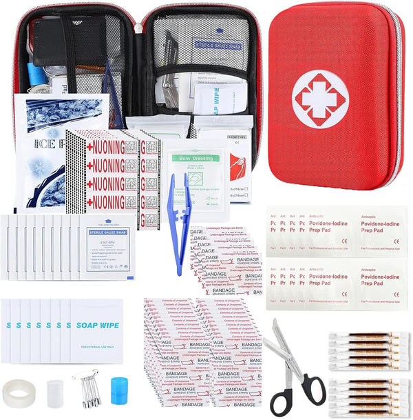276PCS First Aid Kit, Home Car Camping Hiking Emergency Supplies, Compact Lovely Bag for Outdoor