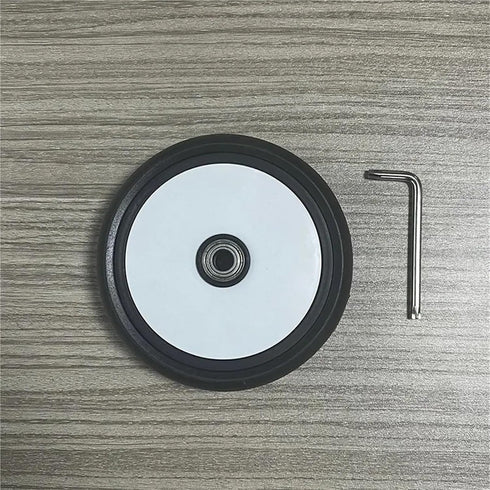 ianufu 5Sets Set) With Tools Front Rear Wheels Stroller Accessories PU Tyre Side Cover Screw Clip Type Wheel Axle