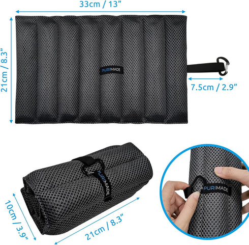 Bamboo Charcoal Air Purifying Bag, Reusable Natural Activated Charcoal Bags, 300g Deodorizer