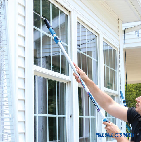 Unger Professional 12" Performance Window & Glass Cleaning Squeegee with Replacement Rubber - Heavy Duty Cleaning