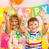 48PCS Art Party Favors: 24 Tattoos, 24 Slap Bracelets, Themed Birthday Supplies, Gifts for Girls Boys
