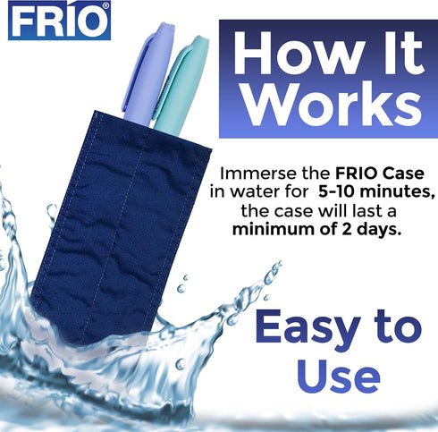 FRIO Duo Insulin Cooler Wallet, Keep Medication Cool for 45+ Hours, Perfect for Travel and Everyday Use