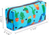 LParkin Canvas Cactus Pencil Case - Makeup Cosmetic Bag and Stationary Pouch