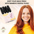 ECO ROOTS Organic Bamboo Floss Refill x4 Rolls, Eco Friendly Dental Charcoal Floss, Reusable Flosser, Vegan Bamboo