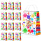 Art Party Bags - 16 Pieces Paint Art Party Treat Bags for Sip and Paint Party Decorations (Bright Style)