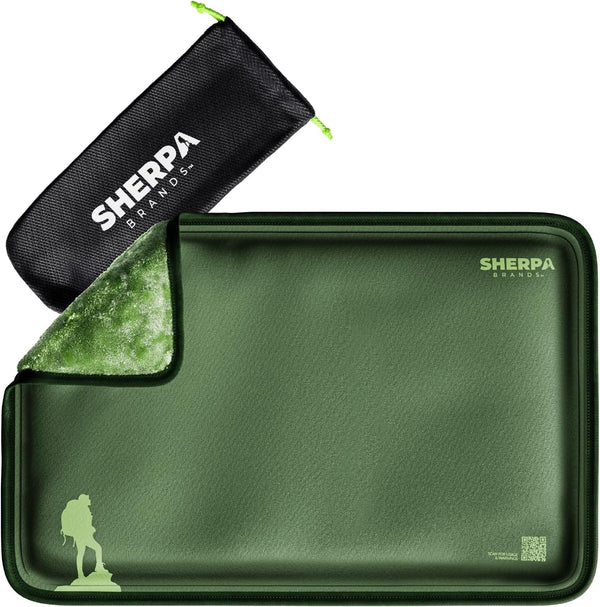 Medium Flexible Gel Ice Packs Reusable for Injuries, Hot and Cold Soft Ice Packs for Pain Relief (8" x 12", Green)