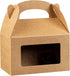 Bio Tek 6 x 3.5 x 3.5 Inch Gable Boxes for Party Favors, 25 Attractive Gift Boxes with Clear PET Window.