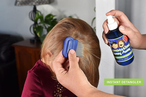Schooltime Lice and Nit Comb - 100% Effective for Eliminating Head Lice and Nits, Protect Against Reinfestation