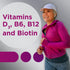 MultiGummies 50 D3, B6, B12, 140 Count Centrum for Women Plus, Multivitamin/Multimineral Supplement with Vitamins E