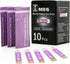 Box of 10 Ketone Test Strips for MD6 Blood Monitoring System - Accurate Keto Counts for Ketogenic Diet