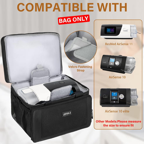 LEFORZ 11/10/10 10,Philip Dreamstation,3B G3,XT Travel Carrying Bag Compatible with ResMed AirSense elite,AirStart