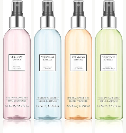 Vera Wang Embrace Body Mist Spray for Women, Green Tea & Pear Blossom, 8 Fl Oz