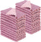 22 Pack Kitchen Dish Cloths - Reusable Nonstick Oil Washable Fast Drying Coral Velvet Cleaning Cloths (Pink-Purple)