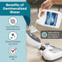 Steam & Go Demineralized Water for Steam Cleaner, 32 oz, PVC-Free Floor Cleaner Liquid for Any Mop Steamer