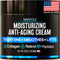 Mens Face Moisturizer Cream - Anti Aging & Wrinkle for Men with Collagen, Retinol, Peptides, Jojoba Oil (4.2 OZ)