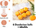 12 Pack Baking Soda Deodorizers, 6 Deodorizer Balls + 6 Refills, Odor Eliminator for Home, Up to 240 Days