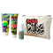 Skincare Kit for Teens - Shampoo, Body Wash, Face Wash, Deodorant, Eco-Friendly Cotton Toiletry Bag