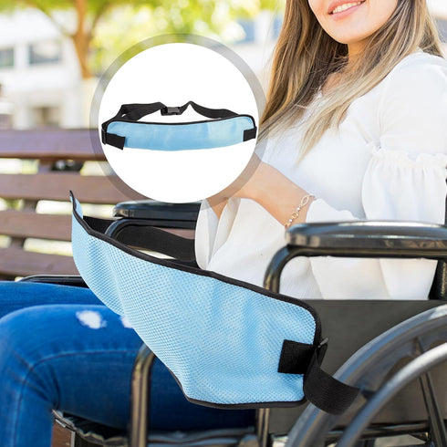 CLISPEED Adjustable Elastic Wheelchair Strap with Single Buckle, Extended Patient Safety Bed Rail Band for Elderly
