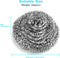15 Pack Steel Wool Scrubber - Heavy Duty Stainless Steel Scrubbers for Cleaning Dishes, Pots, Pans, Bathroom, Oven